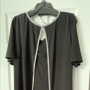 Evening dress, one piece